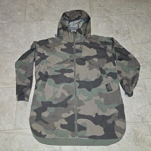 Columbia Green and Brown Camouflage Field Jacket Wind Breaker